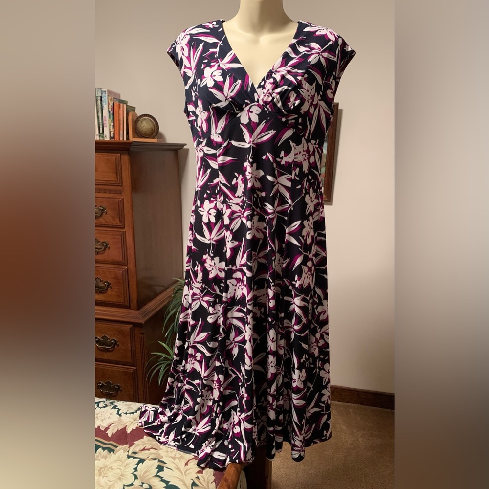 Like New Chaps Empire Waist Dress